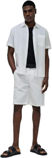 Salsa Jeans 21009481 Regular Fit Long Sleeve Shirt L, White, L - Image 3